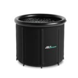 Bain froid gonflable Jolt Ice Bath, bassin rond noir de 320 litres
