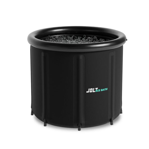 Bain froid gonflable Jolt Ice Bath, bassin rond noir de 320 litres