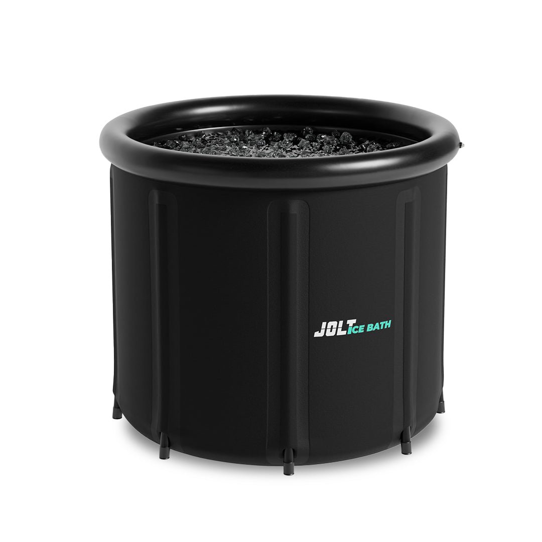 Bain froid gonflable Jolt Ice Bath, bassin rond noir de 320 litres