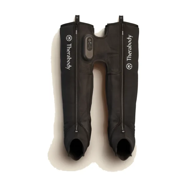 Bottes de compression sans fil Therabody JetBoots Prime sur fond blanc