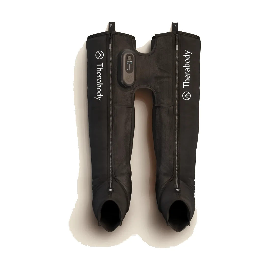 Bottes de compression sans fil Therabody JetBoots Prime sur fond blanc
